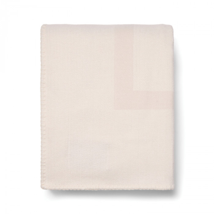 Плед VINGA Monogram из переработанного полиэстера GRS, 170x130 см