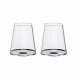Хрустальный бокал для красного вина на магните Trebonn SplitGlass, 2 шт, 450 мл