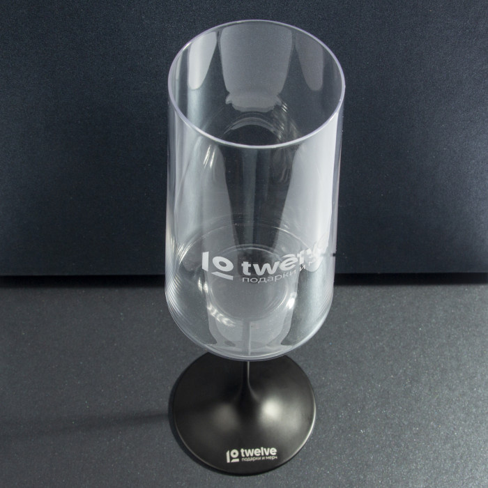 Хрустальный бокал для игристого вина на магните Trebonn SplitGlass, 2 шт, 320 мл