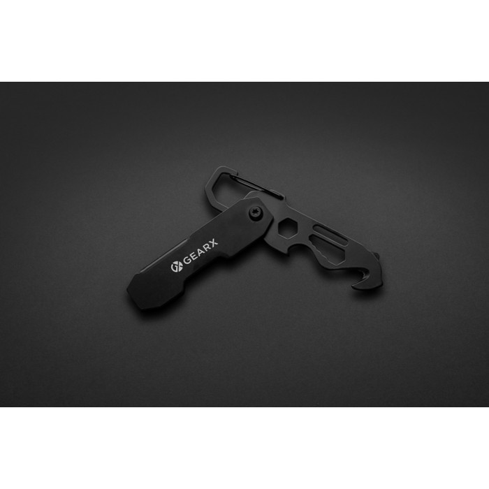 Мультитул GearX с карабином и открывалкой для посылок
