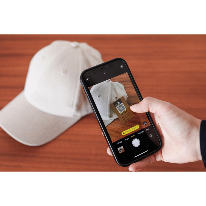 Бейсболка Milo из переработанной смесовой ткани AWARE™, 6 клиньев, 200 г/м²