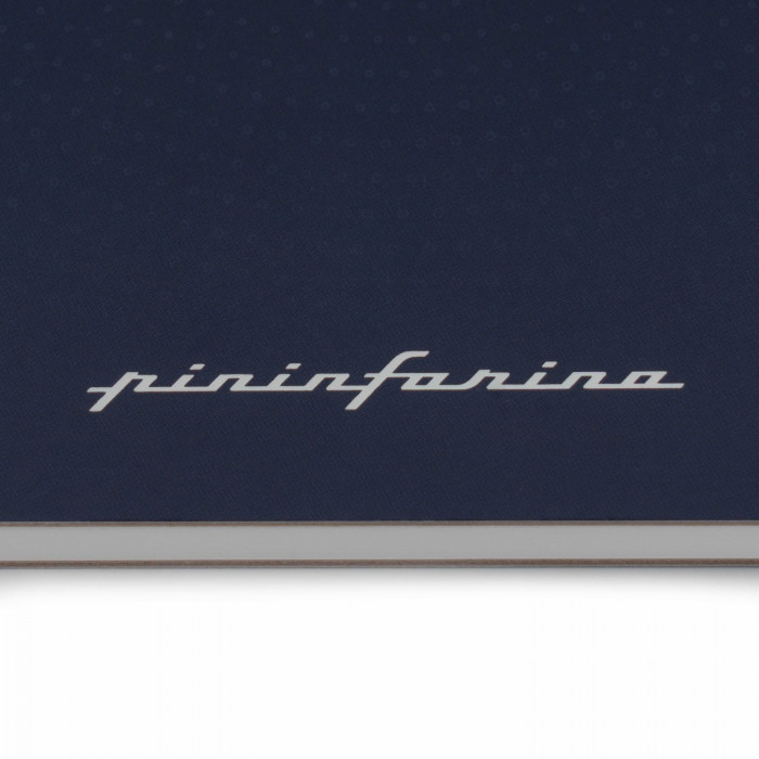Блокнот линованный Pininfarina из каменной бумаги в твердой обложке, А5, синий