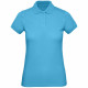 Рубашка поло женская Inspire бирюзовая, размер S