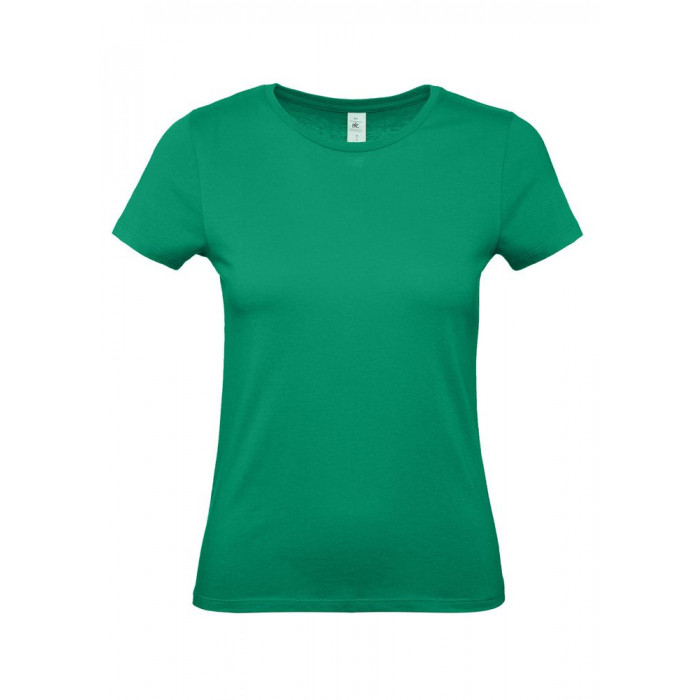 Футболка E150 женская зеленая, размер XXL