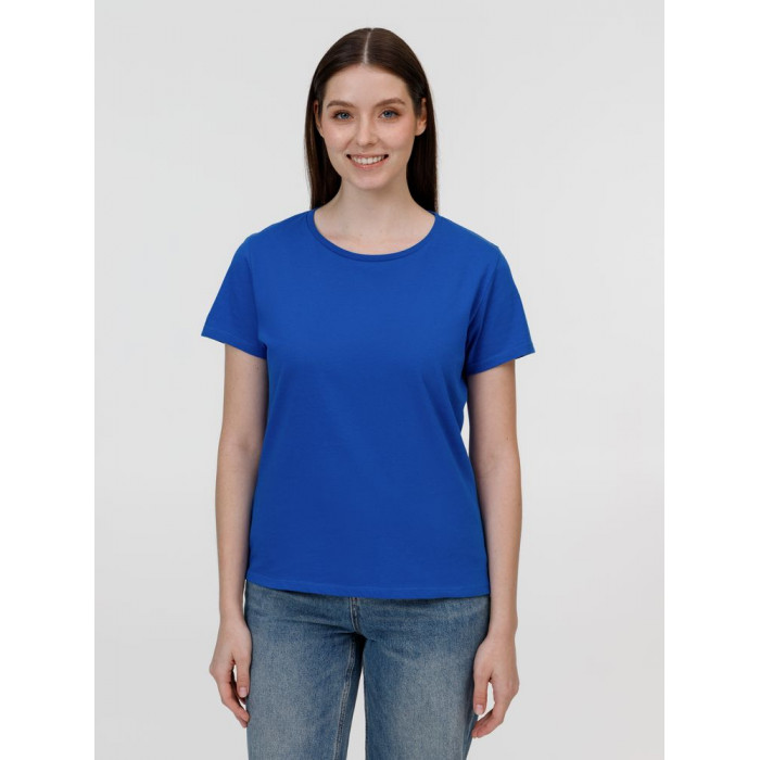 Футболка E150 женская ярко-синяя, размер XXL