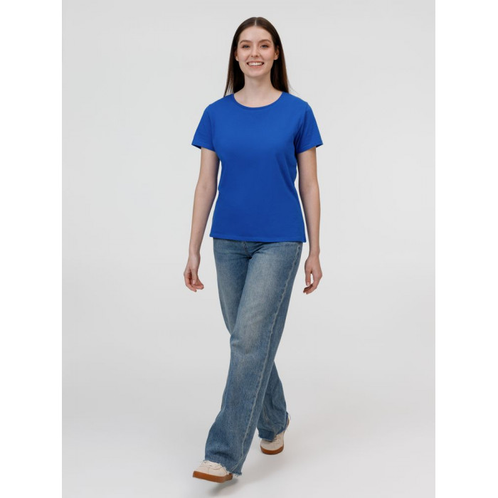 Футболка E150 женская ярко-синяя, размер XXL