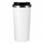 Термокружка вакуумная Палермо (Palermo), белая, гладкое покрытие