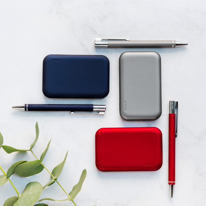 Внешний аккумулятор Velutto 5000 mAh, серый Внешний аккумулятор Velutto 5000 mAh, серый