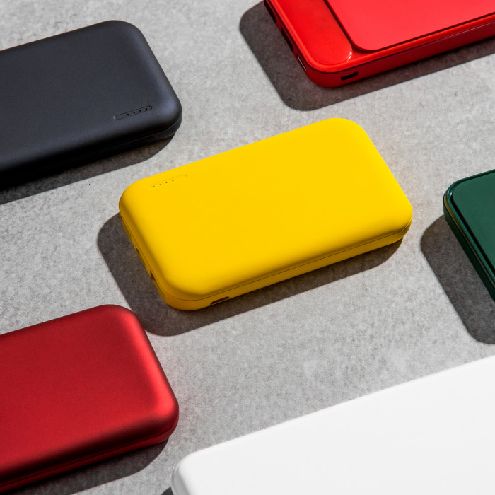 Внешний аккумулятор Velutto 5000 mAh, желтый Внешний аккумулятор Velutto 5000 mAh, желтый