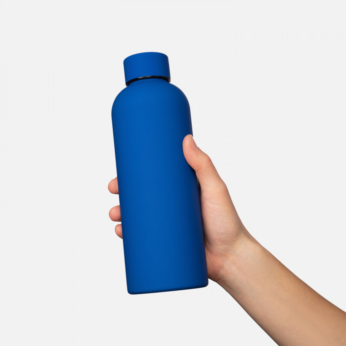 Термобутылка вакуумная герметичная Prima Ultramarine, ярко-синяя Термобутылка вакуумная герметичная Prima Ultramarine, ярко-синяя