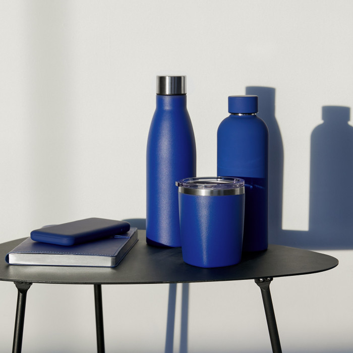 Термобутылка вакуумная герметичная Prima Ultramarine, ярко-синяя Термобутылка вакуумная герметичная Prima Ultramarine, ярко-синяя