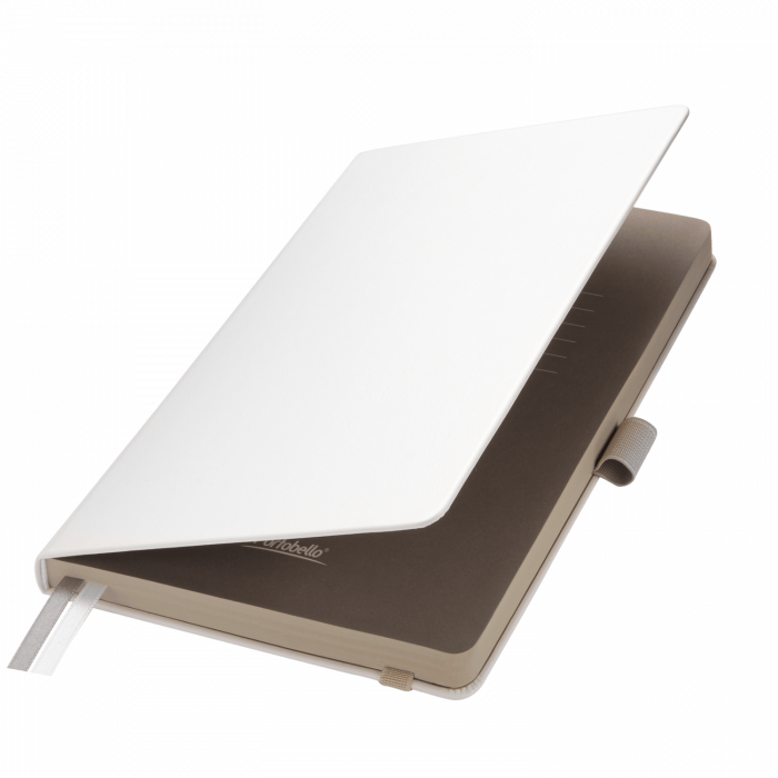 Ежедневник Арктик (Arctic) недатированный, белый/серый