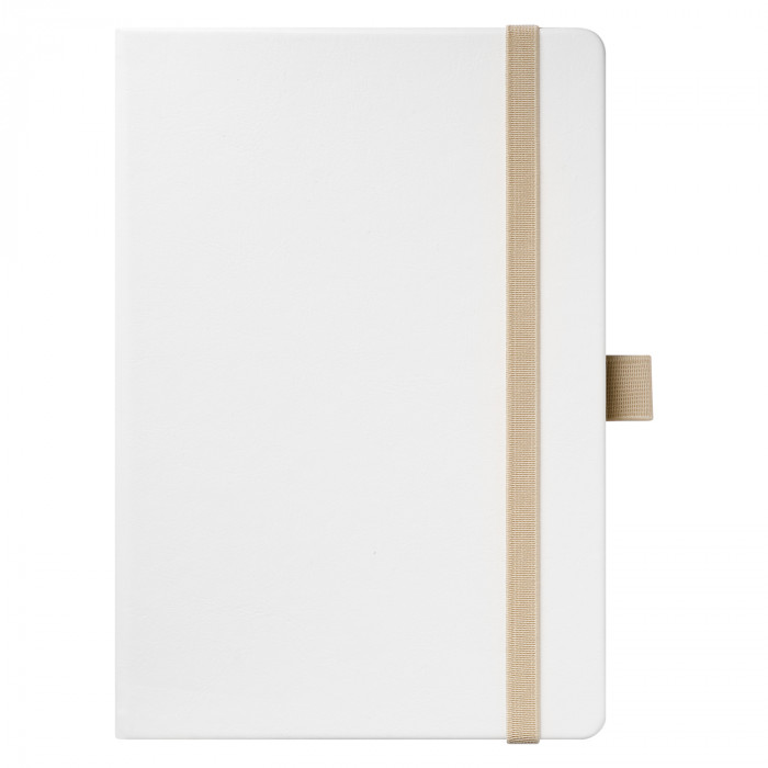 Ежедневник Арктик (Arctic) недатированный, белый/серый