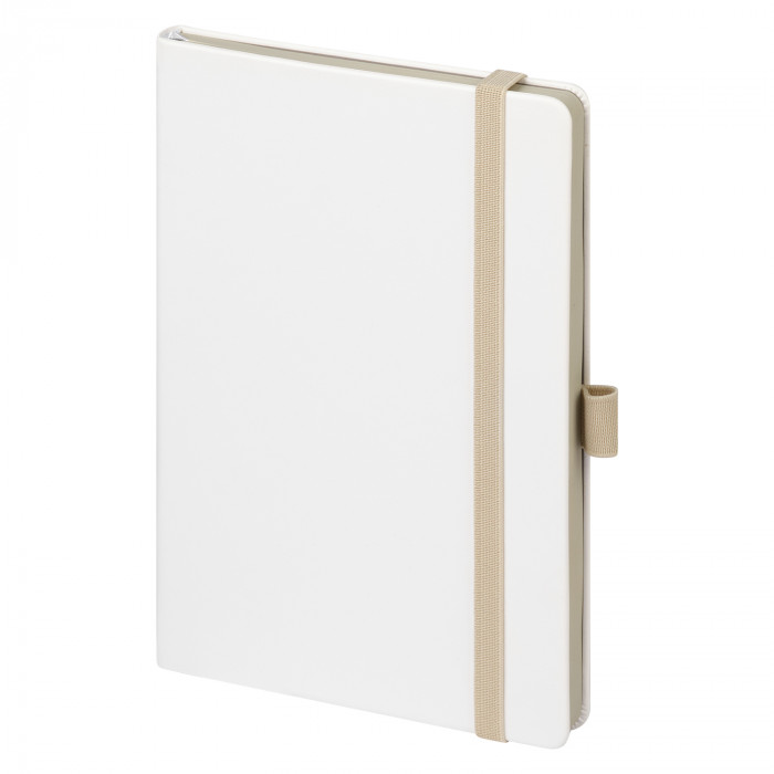 Ежедневник Арктик (Arctic) недатированный, белый/серый