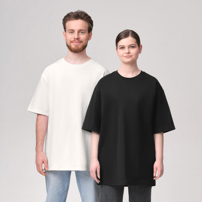 Футболка унисекс Раст (Rust), 240 гр., белая (теплый тон)