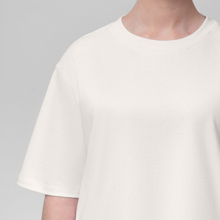 Футболка унисекс Раст (Rust), 240 гр., белая (теплый тон)