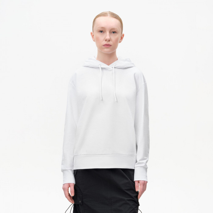 Худи с капюшоном, унисекс Алекс (Alex) белый