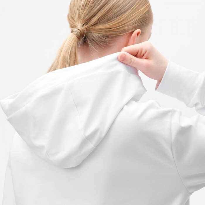 Худи с капюшоном, унисекс Алекс (Alex) белый