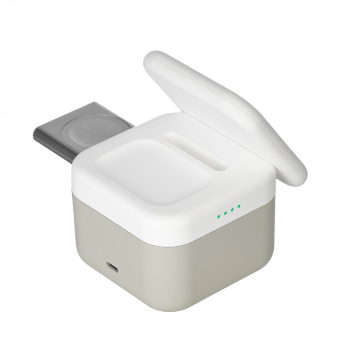 Беспроводная зарядная станция 3в1 15W Cube Wireless Magnetic Беспроводная зарядная станция 3в1 15W Cube Wireless Magnetic