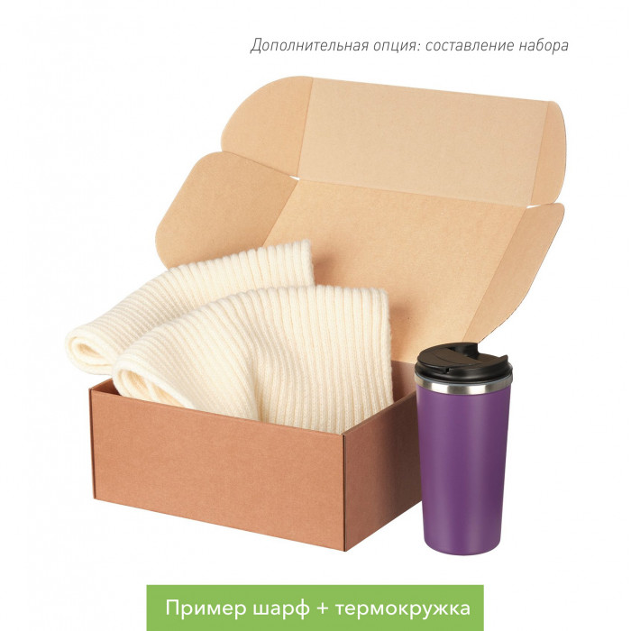 Шарф Форгес (Forges) вязаный, бежевый