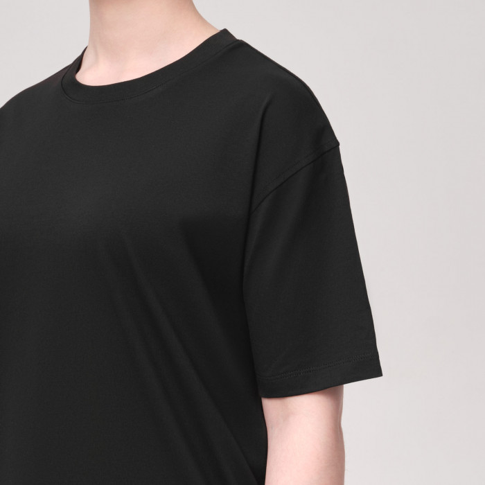 Футболка унисекс Крис (Kris), 150 гр., черная