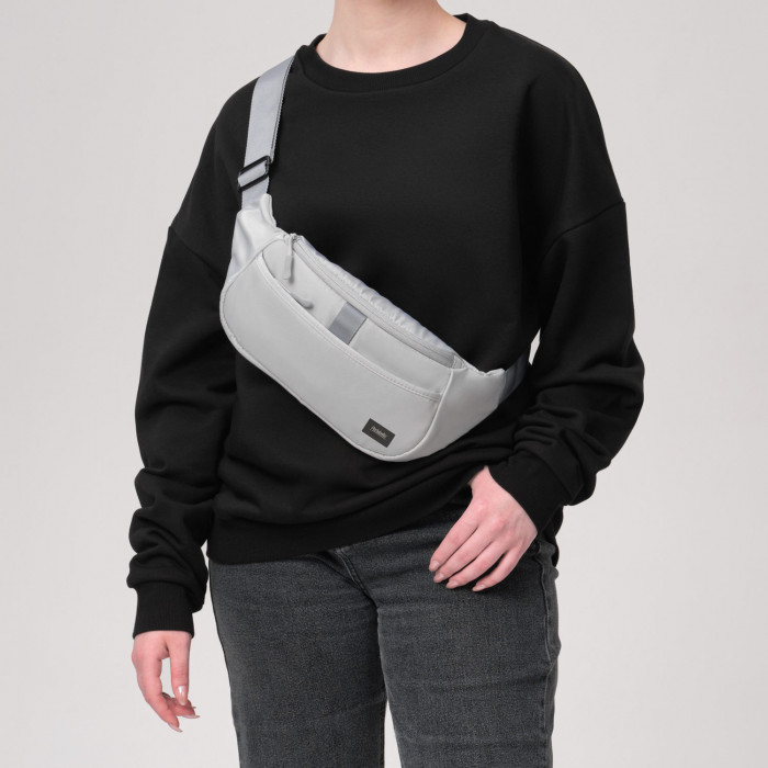 Поясная сумка Бостон (Boston), серый
