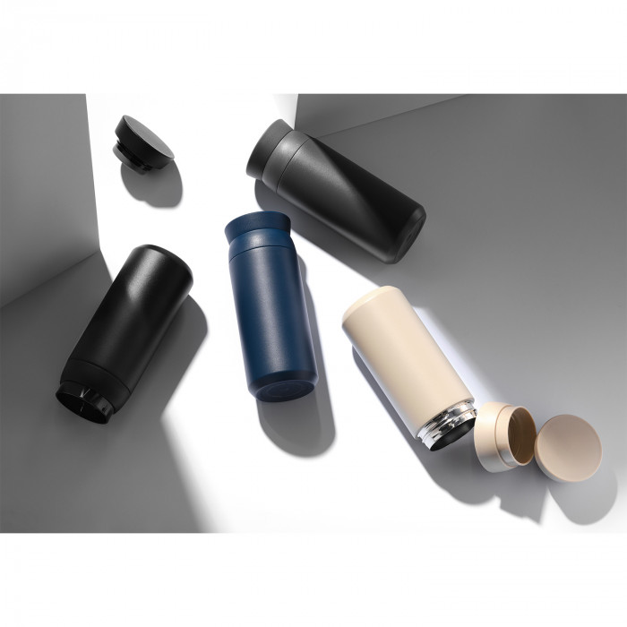 Термобутылка вакуумная герметичная Грейс (Grace), синяя