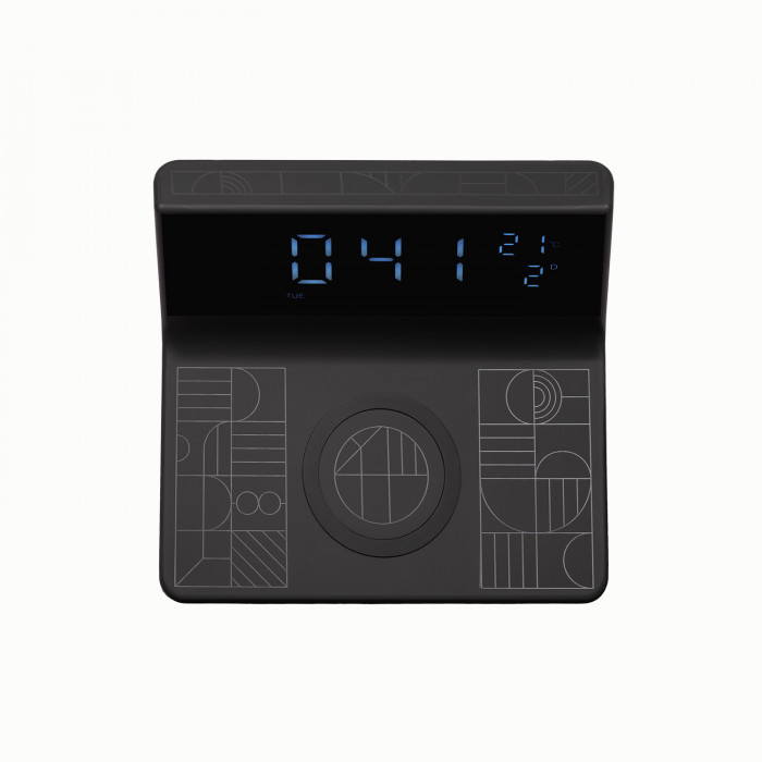 Зарядная станция с часами 15W Зенит (Zenith)