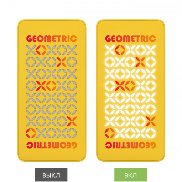 Внешний аккумулятор с подсветкой Анкор Плюс PD (Ancor PD Plus) 10000 mAh, желтый