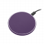 Беспроводное зарядное устройство с подсветкой 15W Аурис (Auris), фиолетовое