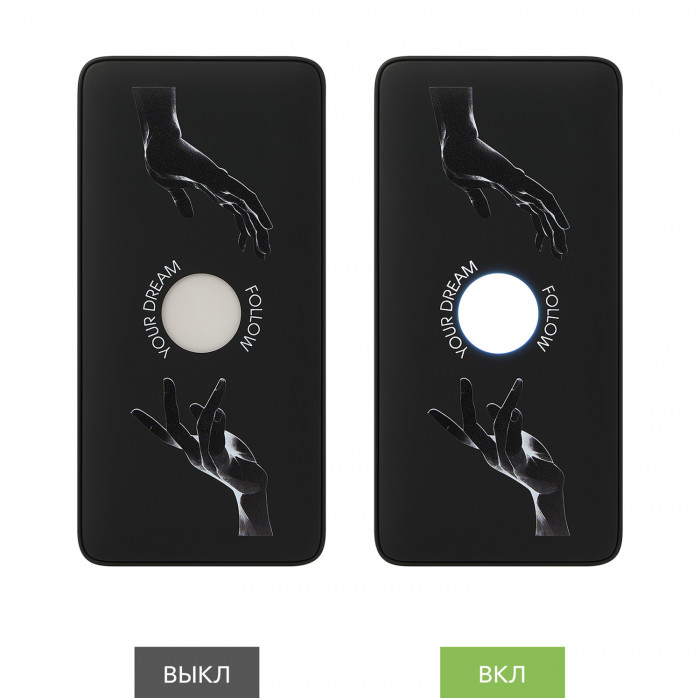 Внешний аккумулятор с подсветкой Анкор Плюс PD (Ancor PD Plus) 20000 mAh, черный