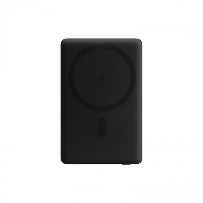 Внешний аккумулятор Атлантис (Atlantis) PD 5000mAh с функцией беспроводной зарядки 15W, черный