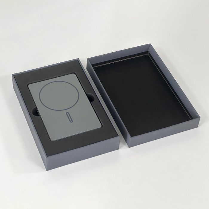 Внешний аккумулятор Оникс PD (Onyx PD) 5000mAh с функцией беспроводной зарядки 15W, серый