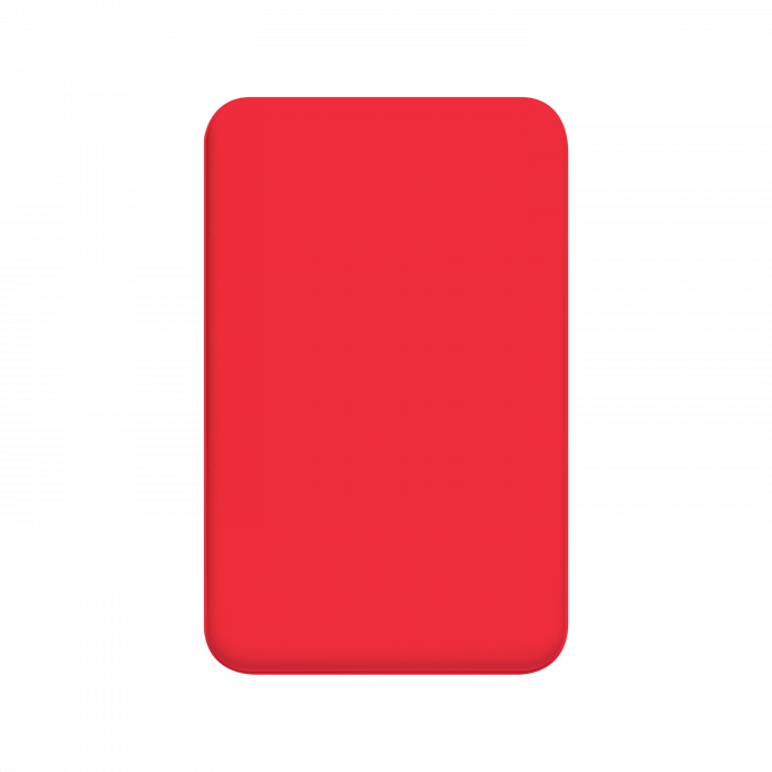 Внешний аккумулятор Ларго PD (Largo PD) 5000mAh с функцией беспроводной зарядки 15W, красный