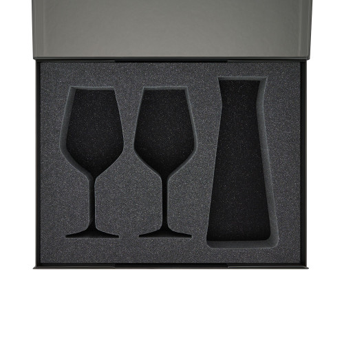 Ложемент под 2 бокала для вина + декантер в большую коробку-трансформер (арт. 695722)