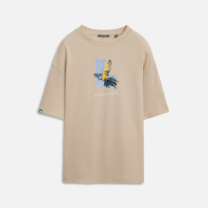 Футболка унисекс премиум Аура (Aura), бежевый