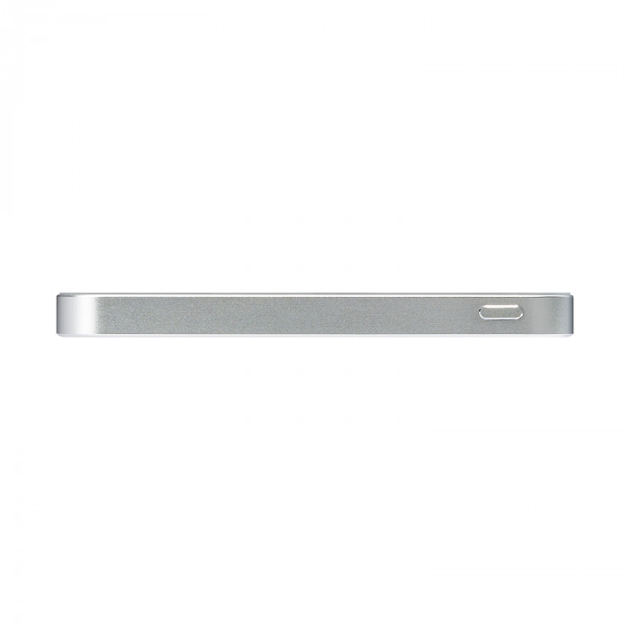 Внешний аккумулятор Артекс PD (Artex PD) 5000mAh с функцией беспроводной зарядки 15W, серебряный