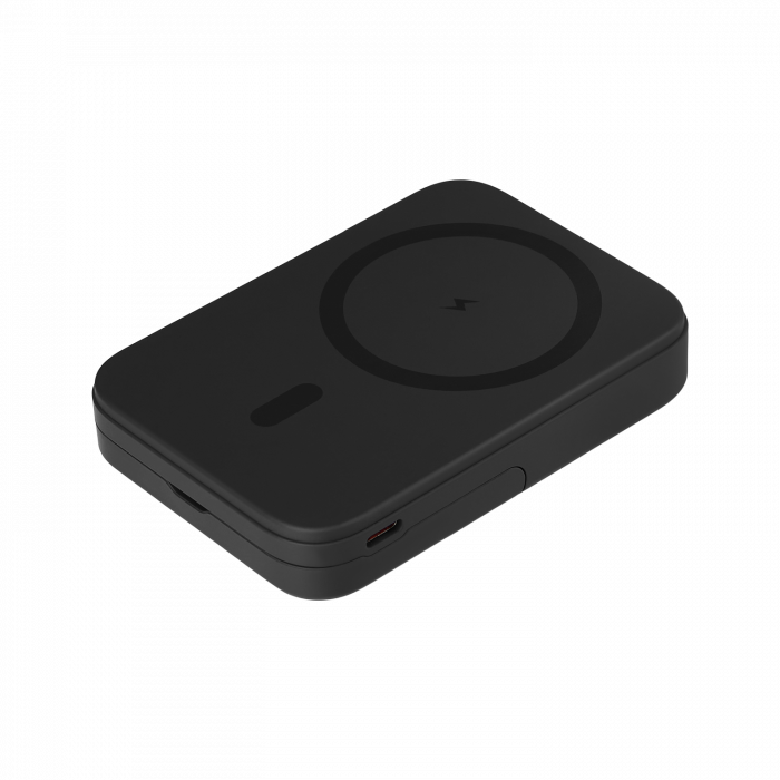 Внешний аккумулятор Юнион PD (Union PD) 10000mAh с функцией беспроводной зарядки 15W, черный