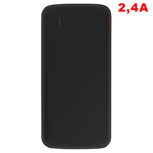 Внешний аккумулятор «Universal», 10 000 mAH, 5V 2.4 A, черный