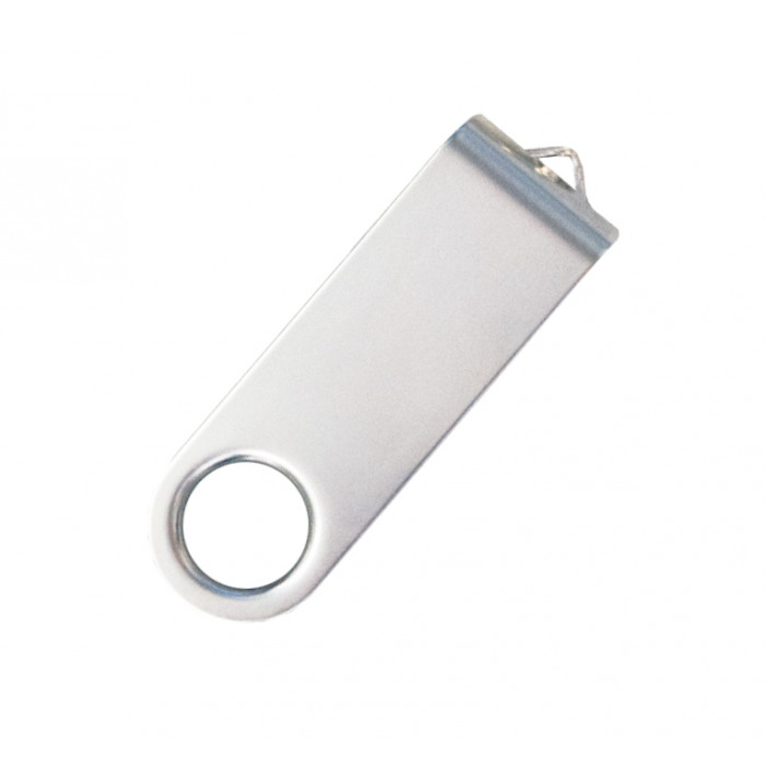 Скоба для флеш накопителя Twister, металл, серебристый