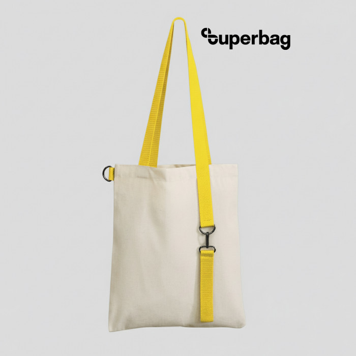 Шоппер Superbag с ремувкой 4sb (неокрашенный с желтым)