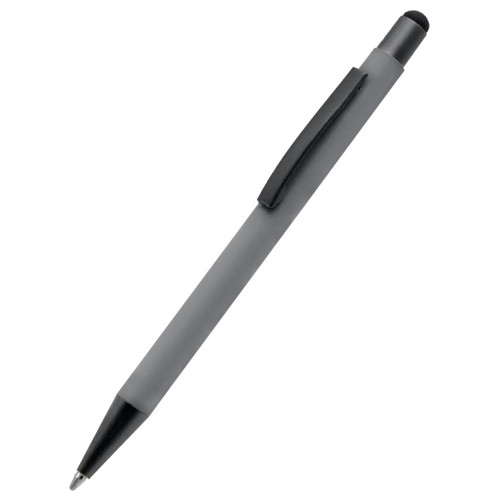 Ручка металлическая Story софт-тач, светло-серая