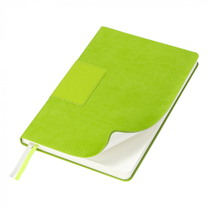 Ежедневник Flexy Stone Ostende А5, салатовый, недатированный, в гибкой обложке
