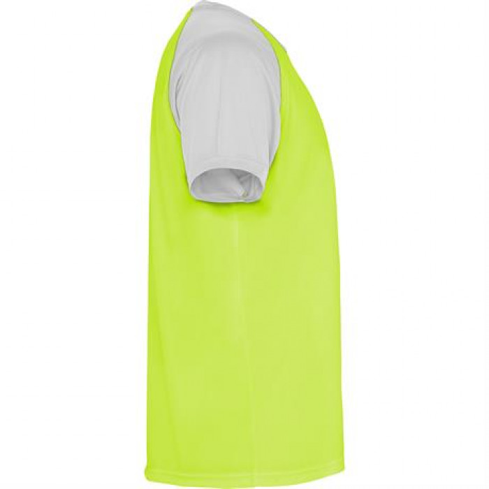 Спортивная футболка INDIANAPOLIS мужская, ФЛУОРЕСЦЕНТНЫЙ ЗЕЛЕНЫЙ/БЕЛЫЙ 2XL