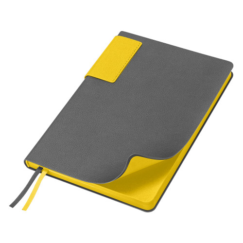 Flexy Star Sivilia Grey Edition Color А5 серо-желтый, недатированный в гибкой обложке