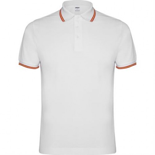 Футболка поло NATION мужская, БЕЛЫЙ 2XL