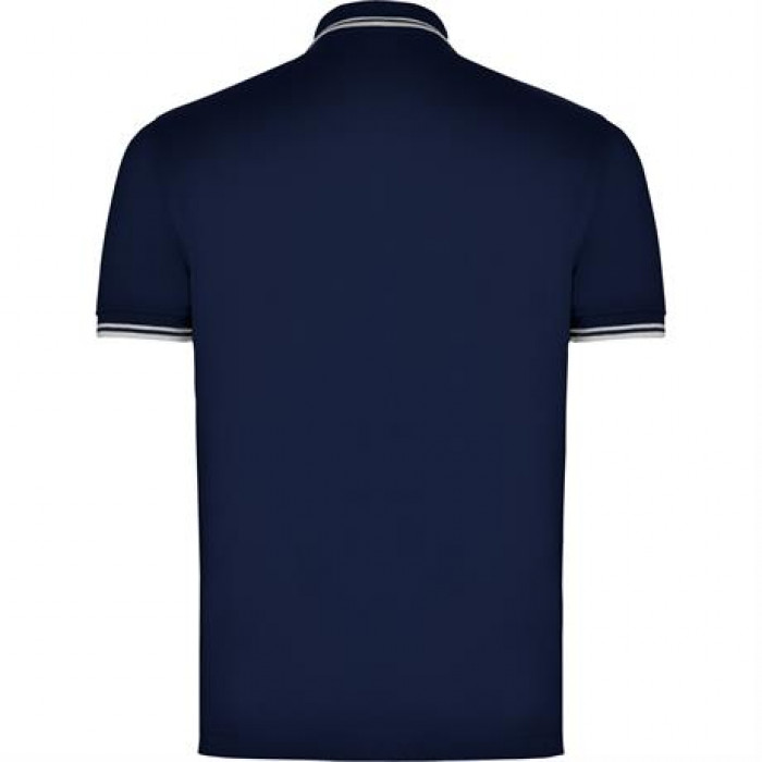 Футболка поло MONTREAL мужская, МОРСКОЙ СИНИЙ/БЕЛЫЙ 2XL