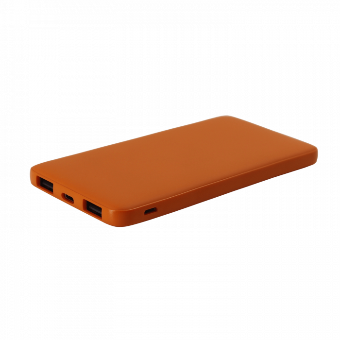 Внешний аккумулятор Bplanner Power 1 ST, софт-тач, 5000 mAh (Оранжевый)