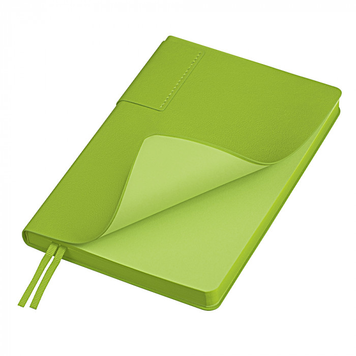 Ежедневник Flexy Star Sivilia А5, салатовый, недатированный, в гибкой обложке