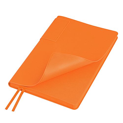 Ежедневник Flexy Star Sivilia А5, оранжевый 1575 С, недатированный, в гибкой обложке